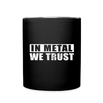 Heavy Metal Metal Fan Biker Rocker Festival - Full Colour Mug - black - Front