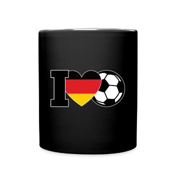 Footballeurs Équipe de football Football - Mug uni - noir - Devant