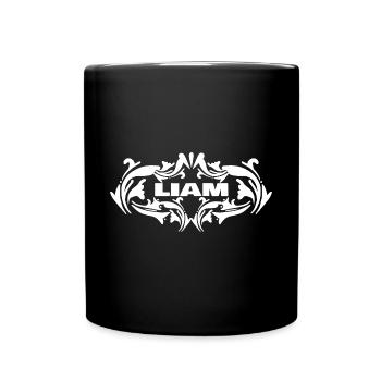 Liam - Tasse einfarbig - Schwarz - Vorne