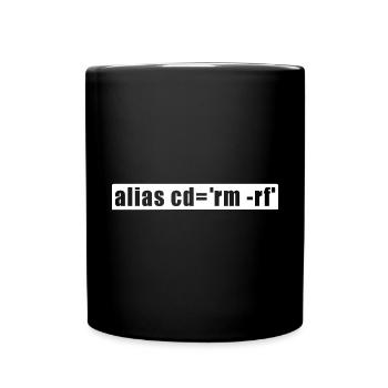 Drôle de programmeur informaticien Nerd IT Shirt - Mug uni - noir - Devant