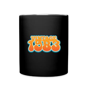 Vintage 1983 - Full Colour Mug - black - Front