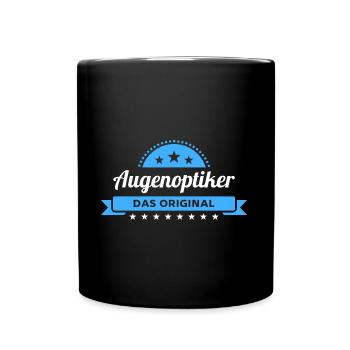 Augenoptiker Design für stolze Handwerker - Tasse einfarbig - Schwarz - Vorne
