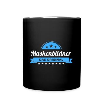 Maskenbildner Design für stolze Handwerker - Tasse einfarbig - Schwarz - Vorne
