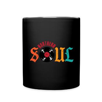Northern Soul Lindy Hop Vintage - Full Colour Mug - black - Front