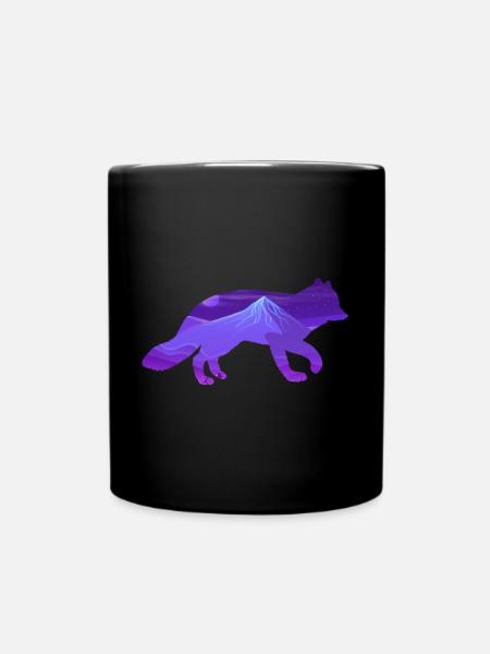 Renard polaire - Mug uni - noir