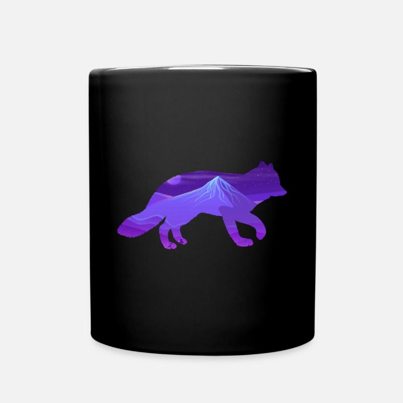 Renard polaire - Mug uni - noir