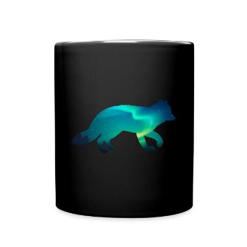 Arctic fox - Full Colour Mug - black - Front