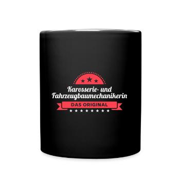 Fahrzeugbaumechanikerin Design für Handwerker - Tasse einfarbig - Schwarz - Vorne