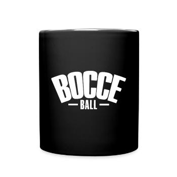 Bocce Spruch Bocce Ball mit Jack Bocci Game Bocce - Tasse einfarbig - Schwarz - Vorne