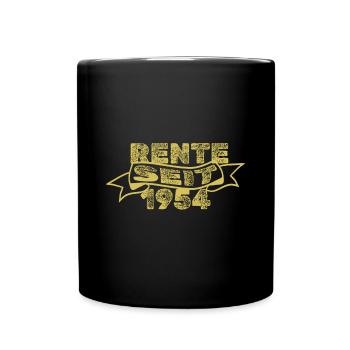 Rentner 1954 - Tasse einfarbig - Schwarz - Vorne