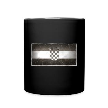 Croatia - Full Colour Mug - black - Front