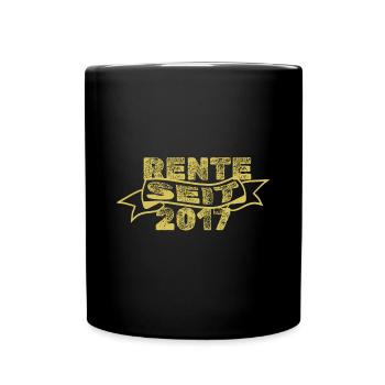 Witzig 2017 - Tasse einfarbig - Schwarz - Vorne