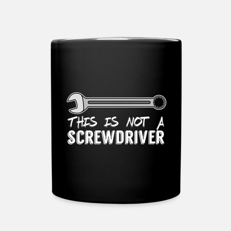 Das ist kein Schraubendreher Mechaniker Spruch - Tasse einfarbig - Schwarz