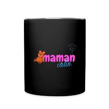 maman calin - Mug uni - noir - Devant