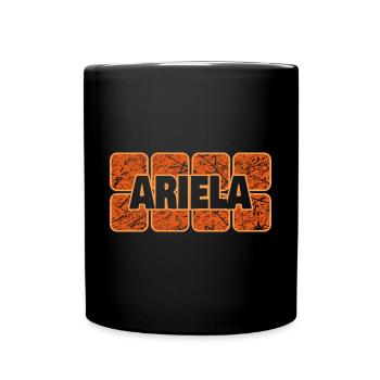 Geschenk für Ariela - Tasse einfarbig - Schwarz - Vorne