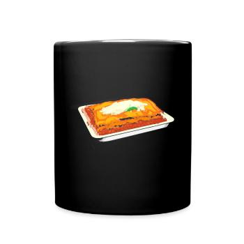 Lasagna pasta casserole - Full Colour Mug - black - Front