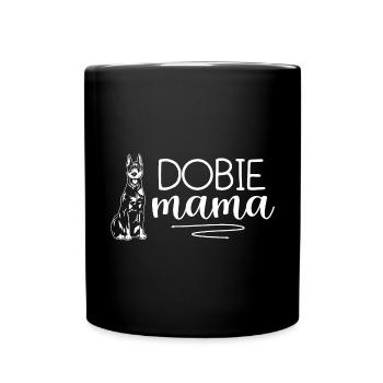 Doberman Pinscher Chien Dobie - Mug uni - noir - Devant