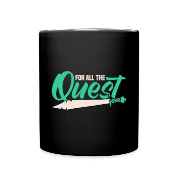 LARP live-action role-playing game - Full Colour Mug - black - Front