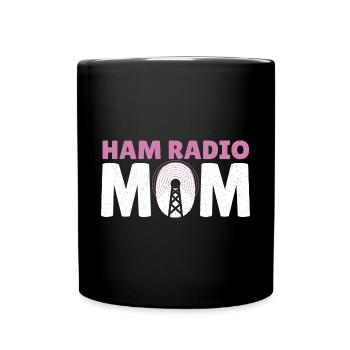 Signal Frequency Radio Amateurs Ham Radio Mom Wome - Tasse einfarbig - Schwarz - Vorne