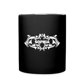 Name: Sophia - Full Colour Mug - black - Front