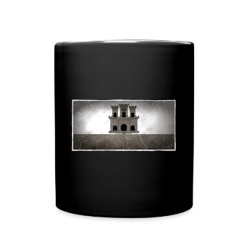 Pays: Gibraltar - Mug uni - noir - Devant