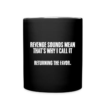 Retro Revenge Sounds Mean For A Socially Awkward - Tasse einfarbig - Schwarz - Vorne