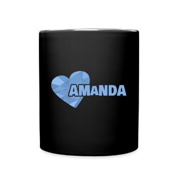 Cadeau pour Amanda - Mug uni - noir - Devant