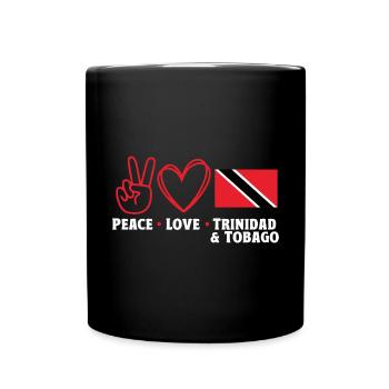 Trinidad and Tobago flag - Full Colour Mug - black - Front