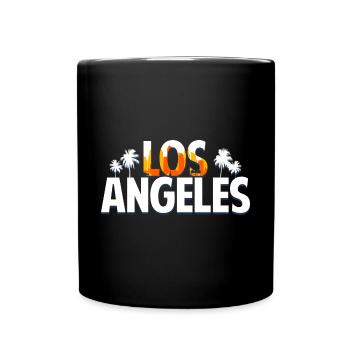 California Los Angeles - Tasse einfarbig - Schwarz - Vorne