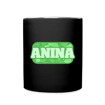Cadeau pour Anina - Mug uni - noir - Devant