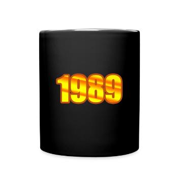 Année 1989 - Mug uni - noir - Devant