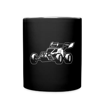RC Car Ferngesteuertes Auto - Tasse einfarbig - Schwarz - Vorne