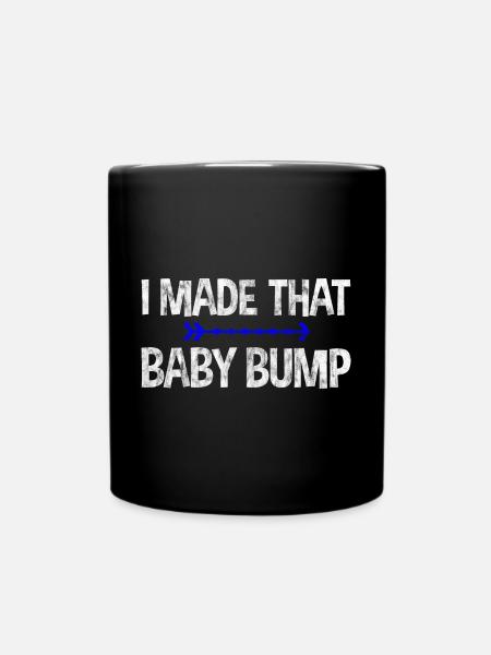 Ik heb die Baby bump 3 gemaakt - Mok uni - zwart