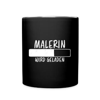 Malerin Spruch Malermeister Beruf Malerin Geschenk - Tasse einfarbig - Schwarz - Vorne