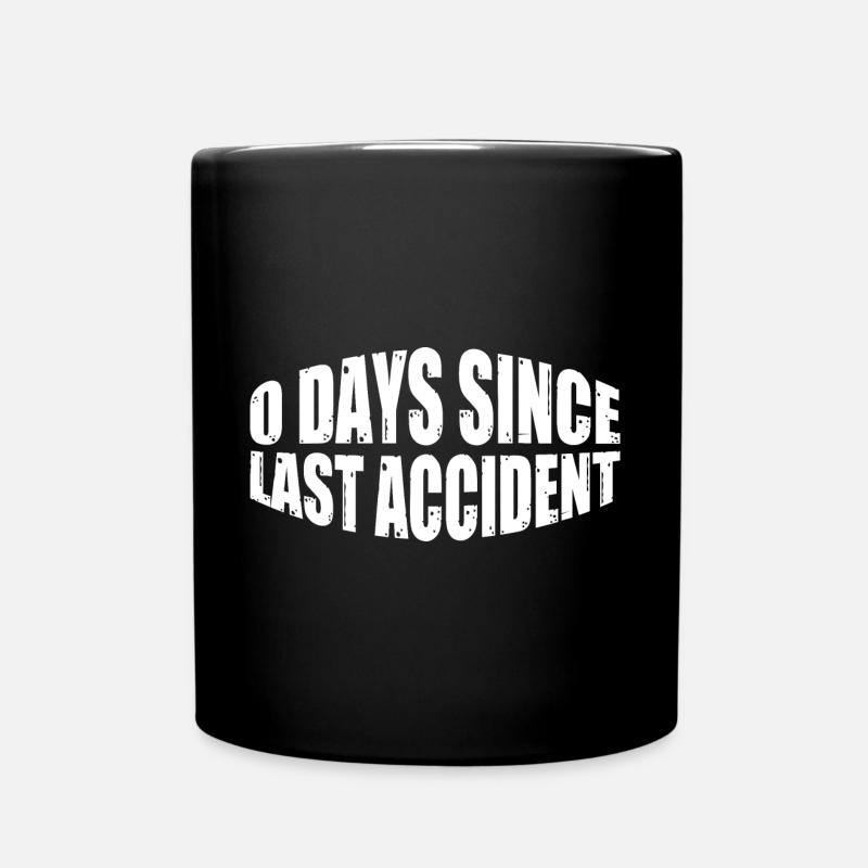 0 jours depuis le dernier accident 16 - Mug uni - noir