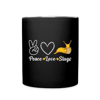 Banana Snail Snail - Full Colour Mug - black - Front