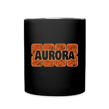 Weiblich Aurora - Tasse einfarbig - Schwarz - Vorne
