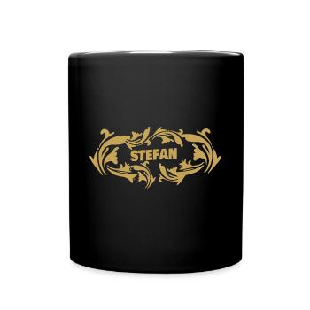 Bruder Stefan - Tasse einfarbig - Schwarz - Vorne