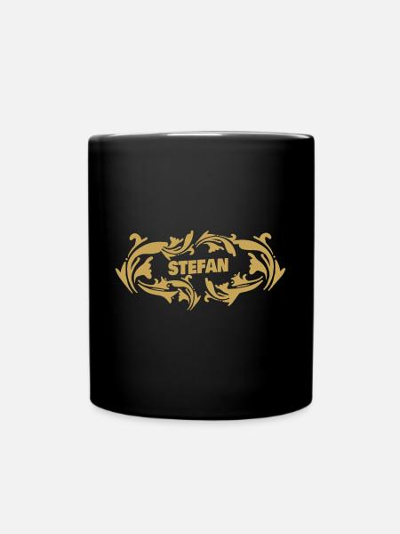 Bruder Stefan - Tasse einfarbig - Schwarz