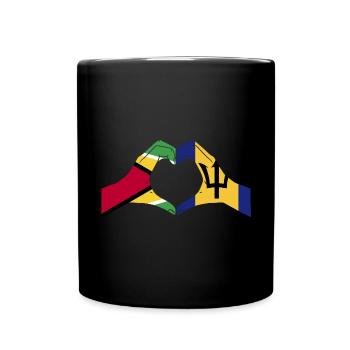 Guyana Flag Guyanese Guyana - Full Colour Mug - black - Front
