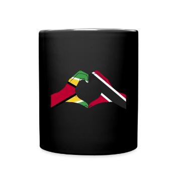 Guyana Flag Guyanese Guyana - Full Colour Mug - black - Front