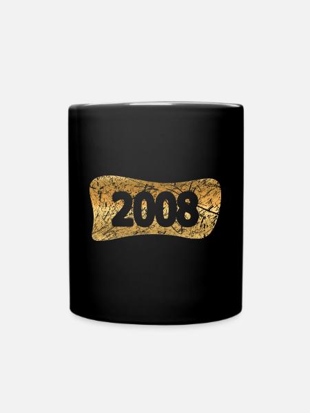Goldbarrren 2008 - Tasse einfarbig - Schwarz