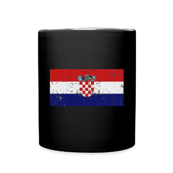 Croatia Croatia - Full Colour Mug - black - Front