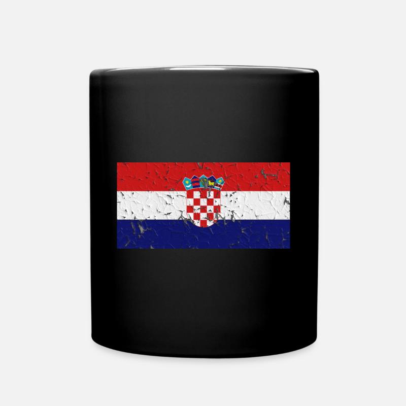 Croatie Croatie - Mug uni - noir