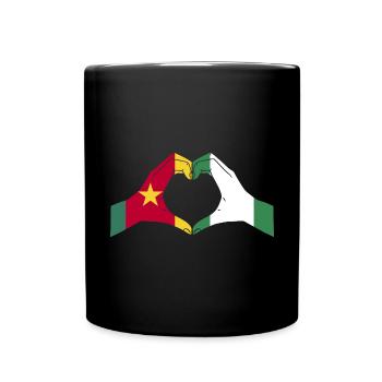 Flag of Cameroon Cameroon - Full Colour Mug - black - Front