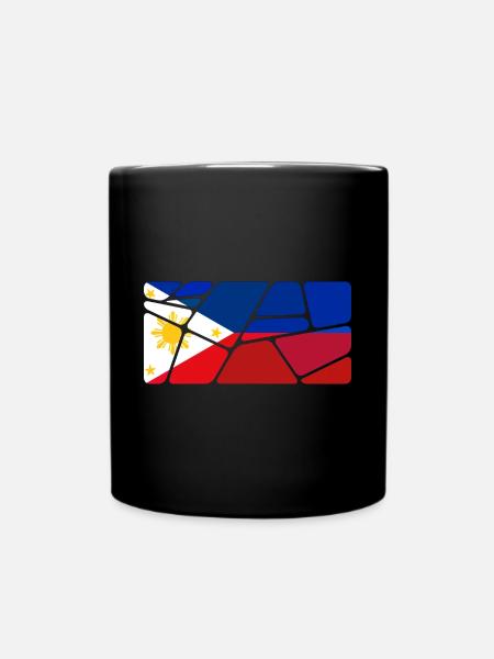 Philippinen als Philippinen - Tasse einfarbig - Schwarz