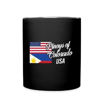 Filipinos of Colorado Design für stolze Fil-Ams - Tasse einfarbig - Schwarz - Vorne