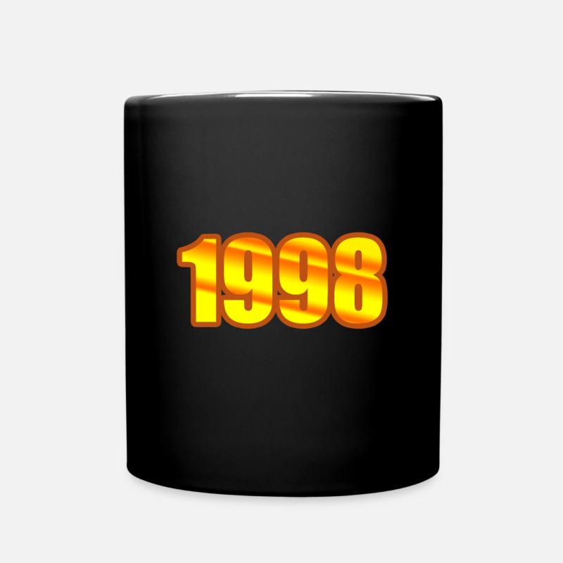 Goldene 1998 - Tasse einfarbig - Schwarz