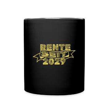 2029 - Tasse einfarbig - Schwarz - Vorne