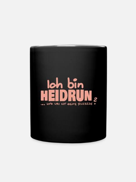 Heidrun Heidrun - Tasse einfarbig - Schwarz